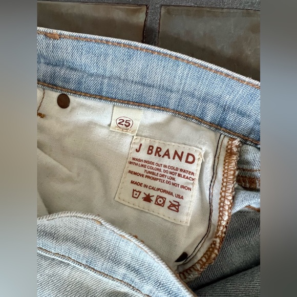J Brand Mid Rise Super Skinny Jeans size 25 - Picture 6 of 6